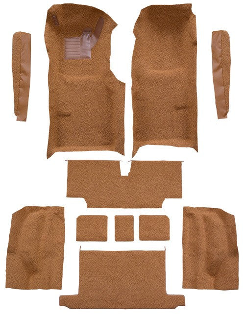 1973-1975 Chevy Corvette Roadster Auto Complete w/ Pad Cutpile Replacement Carpet Kit - 11-Piece - product details image 2
