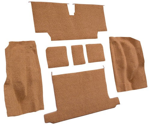 1973-1975 Chevrolet Corvette Roadster Rear with Pad Cutpile Molded Replacement Carpet Kit - 7-Piece - product details image 3