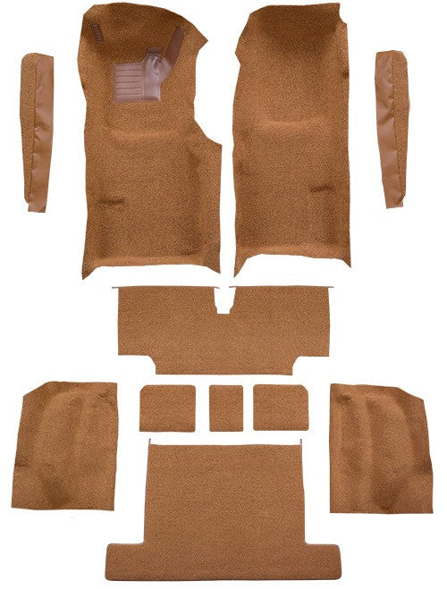 1976 Chevrolet Corvette Complete with Pad Cutpile Molded Replacement Carpet Kit - 11-Piece - product details image 2