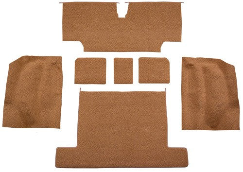 1976 Chevrolet Corvette Rear with Pad Cutpile Molded Replacement Carpet Kit - 7-Piece - product details image 2