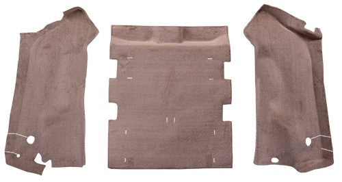 2003-2006 Jeep Wrangler Cargo Area Cutpile Molded Replacement Carpet Kit - 3-Piece - product details image 2