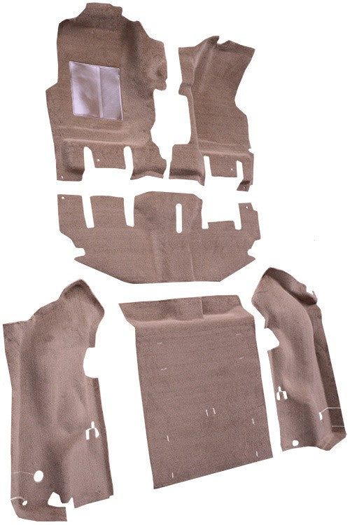 1997-2002 Jeep Wrangler Short Console w/o Cutpile Replacement Carpet Kit w/ Mass Backing - 6-Piece - product details image 3