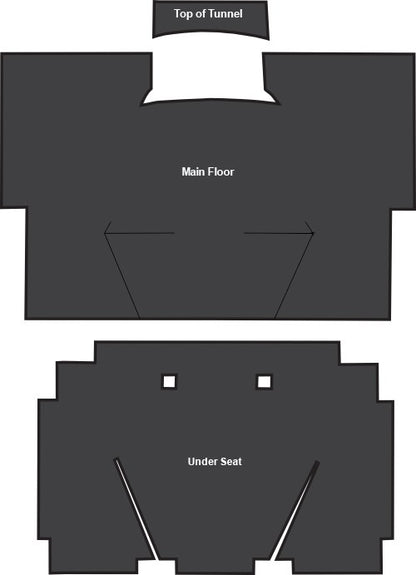 1973-1974 GMC C35/C3500 Pickup Crew Cab EVA Sound Deadening Kit - 3-Piece - product details image 4