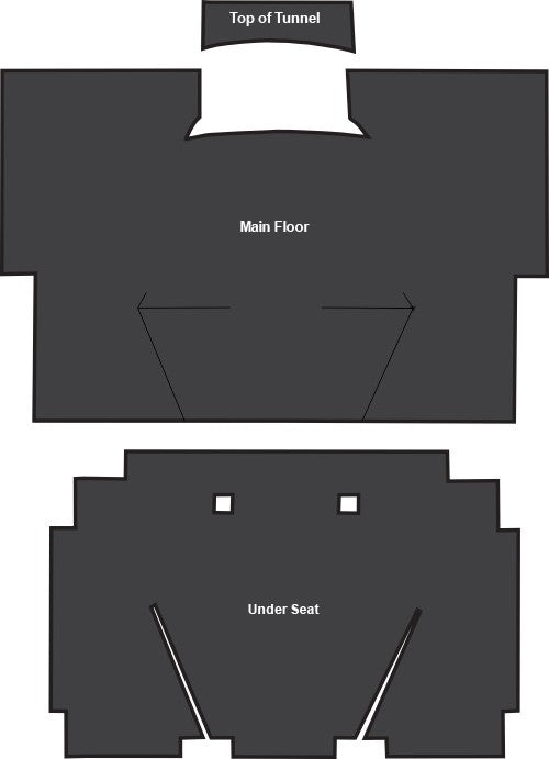 1979-1986 GMC K2500 Crew Cab EVA Sound Deadening Kit - 3-Piece - product details image 4