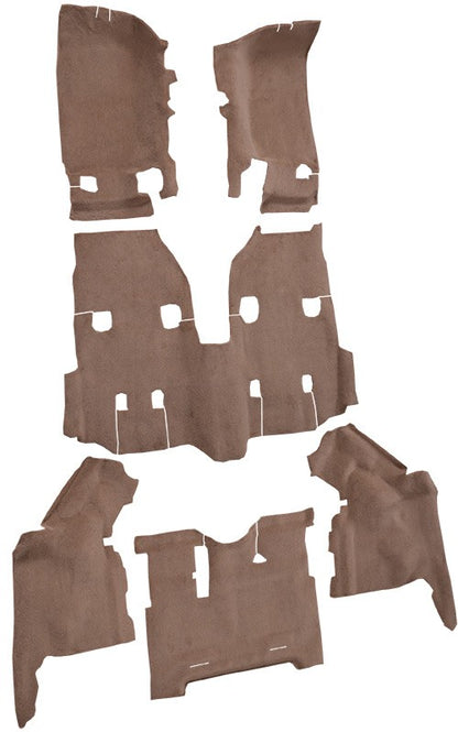 2011-2018 Jeep Wrangler Unlimited Complete 4DR Cutpile Molded Replacement Carpet Kit - 6-Piece - product details image 3