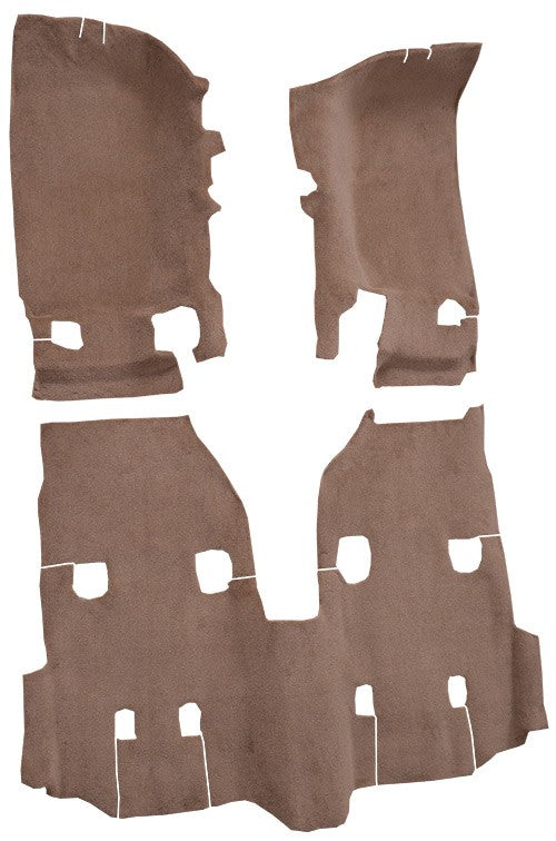 2011-2018 Jeep Wrangler Unlimited Pass Area 4DR Cutpile Molded Replacement Carpet Kit - 3-Piece - product details image 3