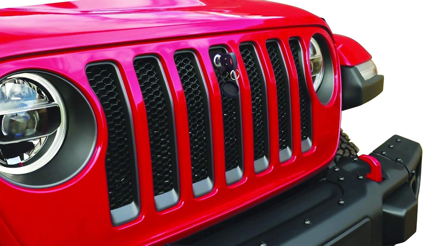 Bolt 7032303 Hood Lock Steel Black Powdercoated for 2018 & Newer Jeep Wrangler JL