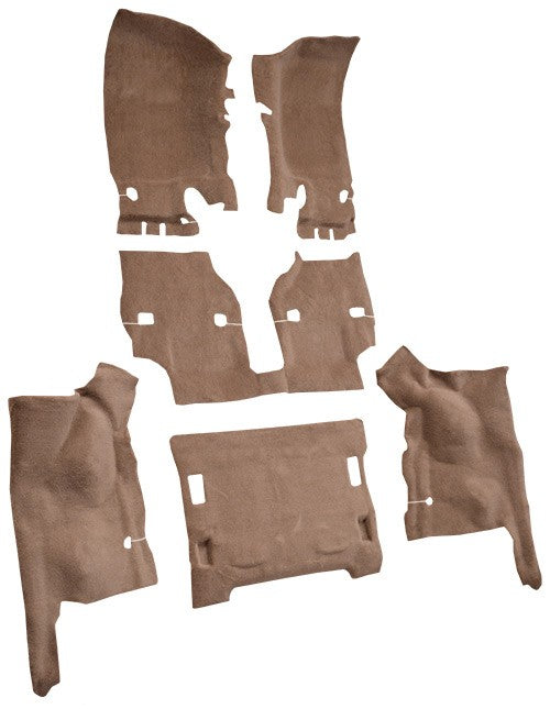 2011-2018 Jeep Wrangler 2DR Complete Cutpile Molded Replacement Carpet Kit - 6-Piece - product details image 3