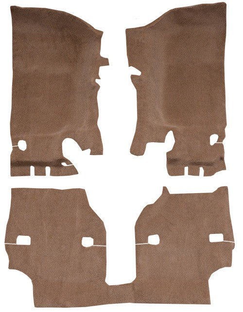 2011-2018 Jeep Wrangler 2DR Pass Area Cutpile Molded Replacement Carpet Kit - 3-Piece - product details image 2