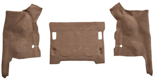 2011-2018 Jeep Wrangler 2DR Cargo Area Cutpile Molded Replacement Carpet Kit - 3-Piece - product details image 2