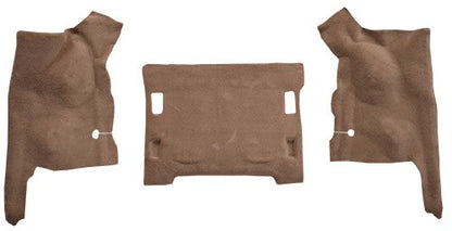 2011-2018 Jeep Wrangler 2DR Cargo Area Cutpile Molded Replacement Carpet Kit - 3-Piece - product details image 2