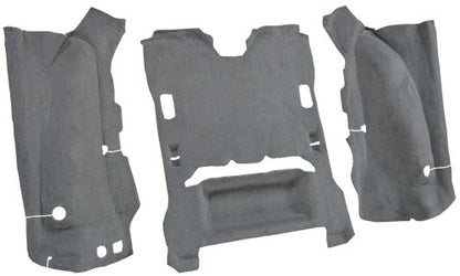 2007-2010 Jeep Wrangler 2DR Cargo Area Cutpile Molded Replacement Carpet Kit - 3-Piece - product details image 3