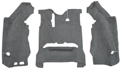 2007-2010 Jeep Wrangler 4DR Unlimited Cargo Area Cutpile Molded Replacement Carpet Kit - 3-Piece - product details image 2