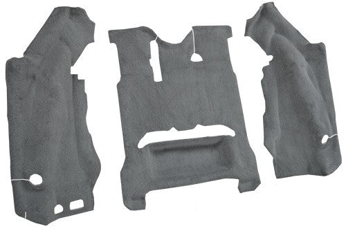 2007-2010 Jeep Wrangler 4DR Unlimited Cargo Area Cutpile Molded Replacement Carpet Kit - 3-Piece - product details image 3