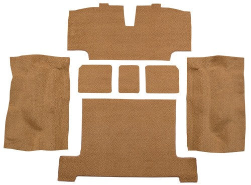 1969-1970 Chevrolet Corvette Rear with Pad Cutpile Molded Replacement Carpet Kit - 7-Piece - product details image 2