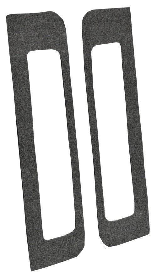 1987-1989 Dodge D100 Door Panel Inserts Cutpile Replacement Carpet Kit - 2-Piece - product details image 3