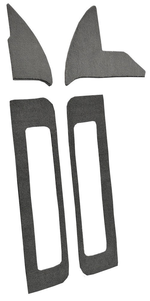 1987-1993 Dodge D350 Door & Kick Panel Inserts Cutpile Replacement Carpet Kit - 4-Piece - product details image 3