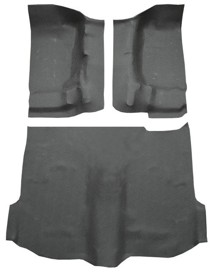 2011-2018 Jeep Wrangler Unlimited Pass Area 4DR Vinyl Molded Flooring - 3-Piece - product details image 2