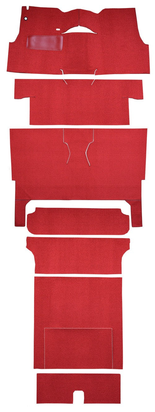 1955 Chevrolet Two-Ten Series 2DR Wagon Bucket Seat Complete Loop Replacement Carpet Kit - 8-Piece - product details image 2