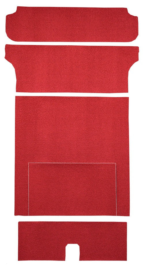1955-1957 Chevrolet One-Fifty Series 2DR Wagon Cargo Area Loop Replacement Carpet Kit - 5-Piece - product details image 2