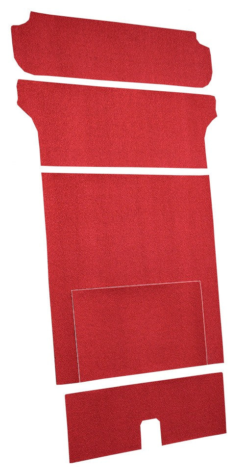1955-1957 Chevrolet One-Fifty Series 2DR Wagon Cargo Area Loop Replacement Carpet Kit - 5-Piece - product details image 3