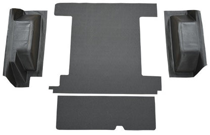 1966-1976 Ford Bronco 1 Tank w/ Tailgate Lock Cargo Area Vinyl Flooring - 4-Piece - product details image 2