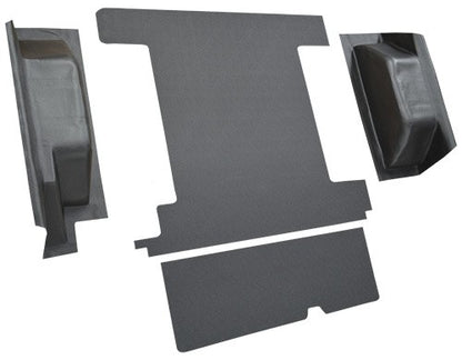 1966-1976 Ford Bronco 1 Tank w/ Tailgate Lock Cargo Area Vinyl Flooring - 4-Piece - product details image 3