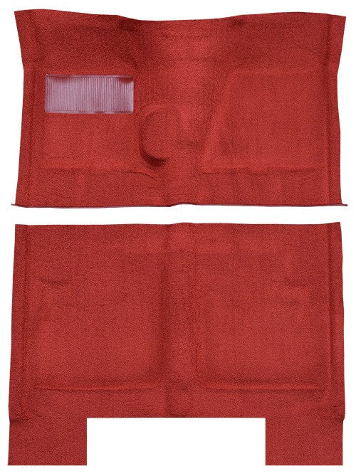1962-1967 Chevrolet Chevy II 4DR Sedan 4spd Bench Seat Loop Molded Replacement Carpet Kit - 2-Piece - product details image 2