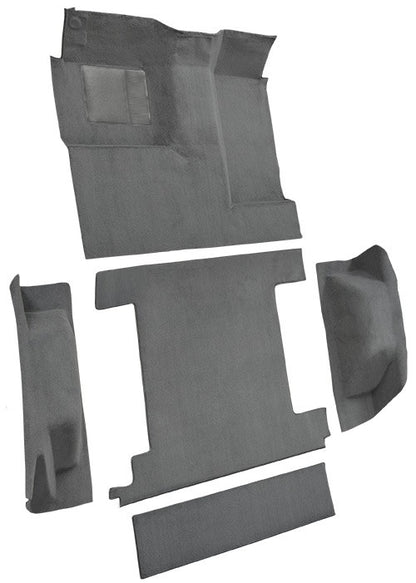 1966-1973 Ford Bronco 1 Tank Complete w/o Tailgate Lock Loop Molded Replacement Carpet Kit - 5-Piece - product details image 
