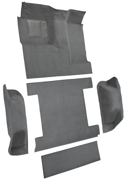1977 Ford Bronco Complete without Tailgate Lock Cutpile Molded Replacement Carpet Kit - 5-Piece - product details image 3