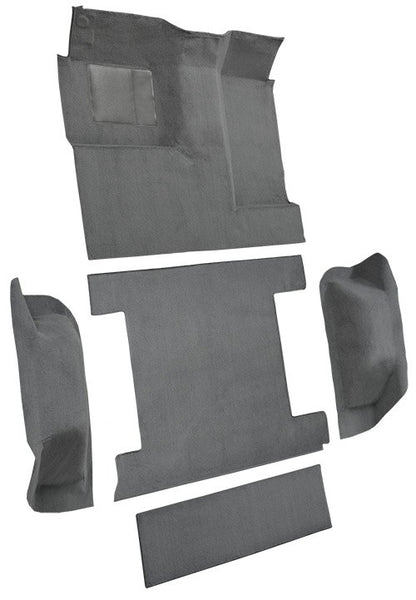 1977 Ford Bronco Complete without Tailgate Lock Cutpile Molded Replacement Carpet Kit - 5-Piece - product details image 3