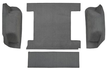 1977 Ford Bronco Cargo Area without Tailgate Lock Cutpile Molded Replacement Carpet Kit - 4-Piece - product details image 2
