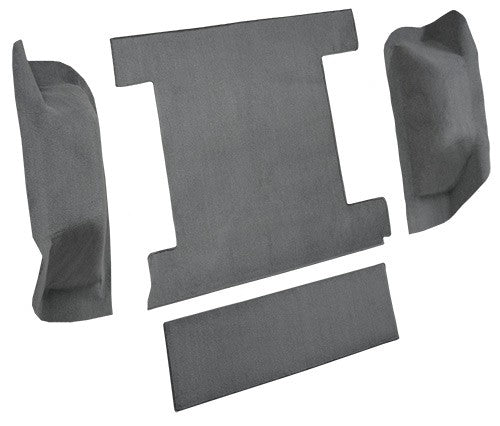 1977 Ford Bronco Cargo Area without Tailgate Lock Cutpile Molded Replacement Carpet Kit - 4-Piece - product details image 3