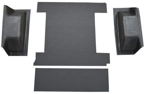 1977 Ford Bronco Cargo Area without Tailgate Lock Cutpile Molded Replacement Carpet Kit - 4-Piece - product details image 4