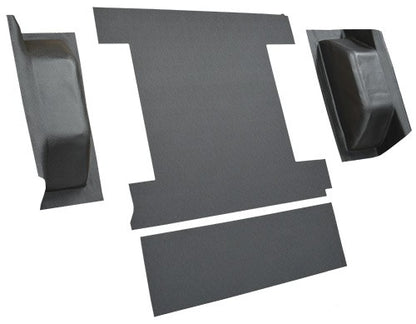 1977 Ford Bronco Cargo Area without Tailgate Lock Cutpile Molded Replacement Carpet Kit - 4-Piece - product details image 5