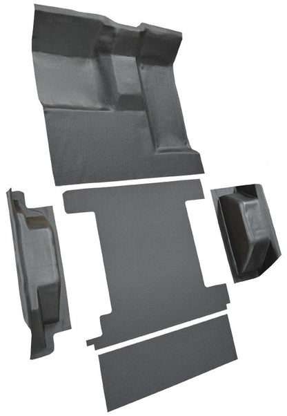 1966-1976 Ford Bronco 2 Tanks Complete w/o Tailgate Lock Vinyl Flooring - 5-Piece - product details image 3