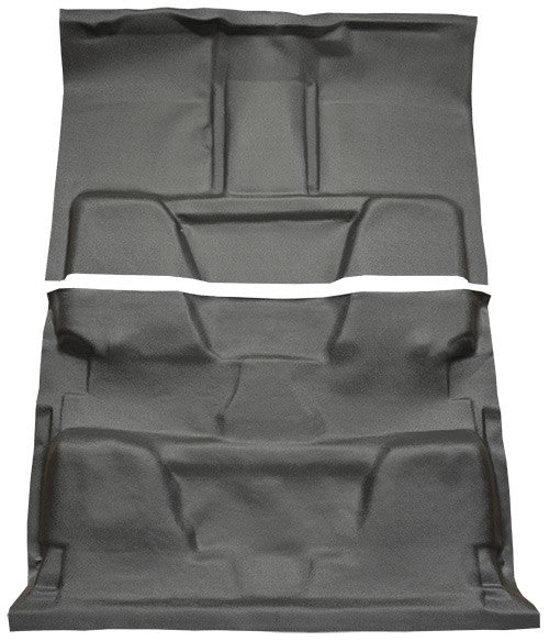 1973-1974 Chevy C20 Crew Cab 2WD Auto/3spd Column Molded Vinyl Flooring - 2-Piece - product details image 2