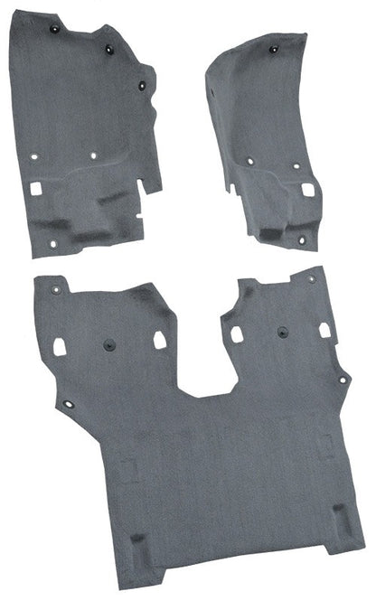 2018-2021 Jeep Wrangler JL Pass Area 2DR Cutpile Molded Replacement Carpet Kit - 3-Piece - product details image 3