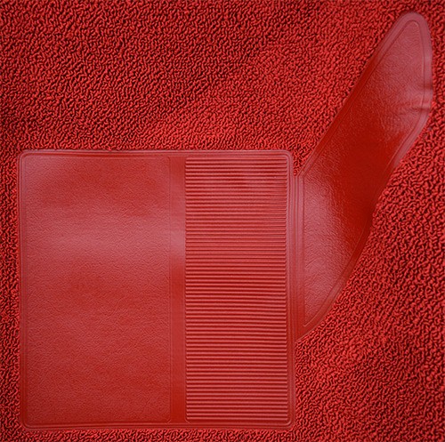 1965-1968 Ford Mustang Convertible with Shifter Hole Nylon Molded Replacement Carpet Kit - 2-Piece - product details image 4