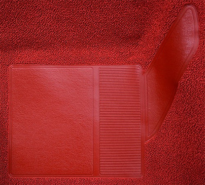 1965-1968 Ford Mustang FB w/o Folddowns w/ Shifter Hole Pass Nylon Replacement Carpet Kit - 4-Piece - product details image 4