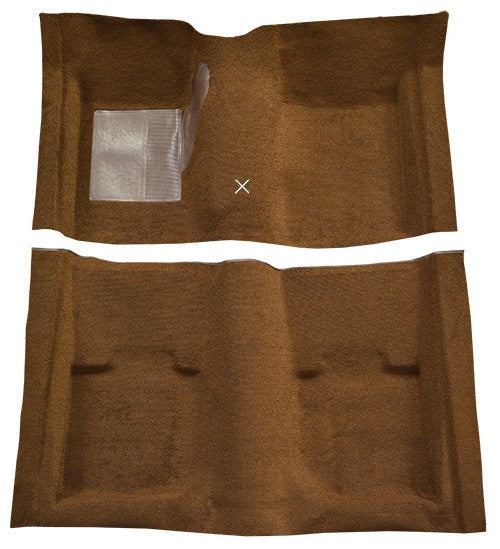 1969-1970 Ford Mustang Convertible with Shifter Cut Nylon Molded Replacement Carpet Kit - 2-Piece - product details image 2