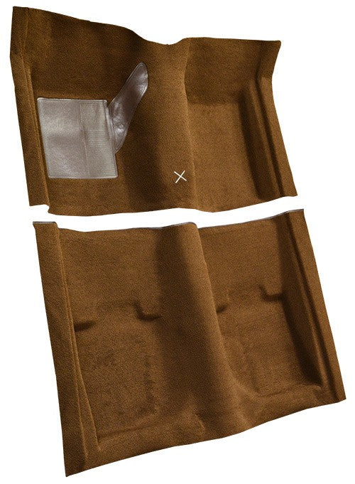 1969-1970 Ford Mustang Convertible with Shifter Cut Nylon Molded Replacement Carpet Kit - 2-Piece - product details image 3