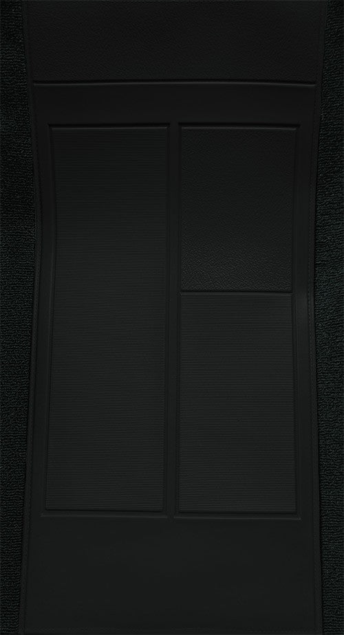 1970 Ford Mustang Mach 1 w/ 2 Dk Blue Ins w/ Shift Cut FB Nylon Replacement Carpet Kit - 2-Piece - product details image 4