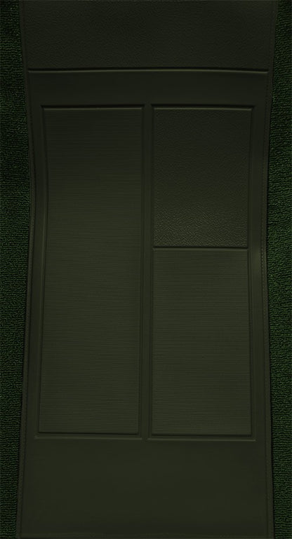 1970 Ford Mustang Mach 1 w/ 2 Green Ins w/ Shift Cut FB Nylon Molded Replacement Carpet Kit - 2-Piece - product details image