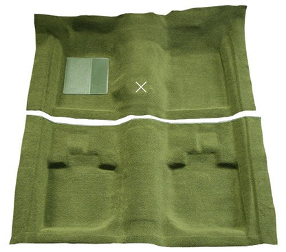 1971-1973 Ford Mustang Convertible with Shifter Cut Nylon Molded Replacement Carpet Kit - 2-Piece - product details image 2