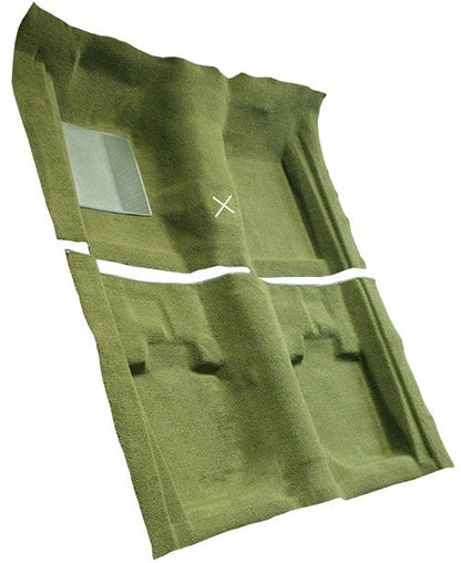 1971-1973 Ford Mustang Convertible with Shifter Cut Nylon Molded Replacement Carpet Kit - 2-Piece - product details image 3