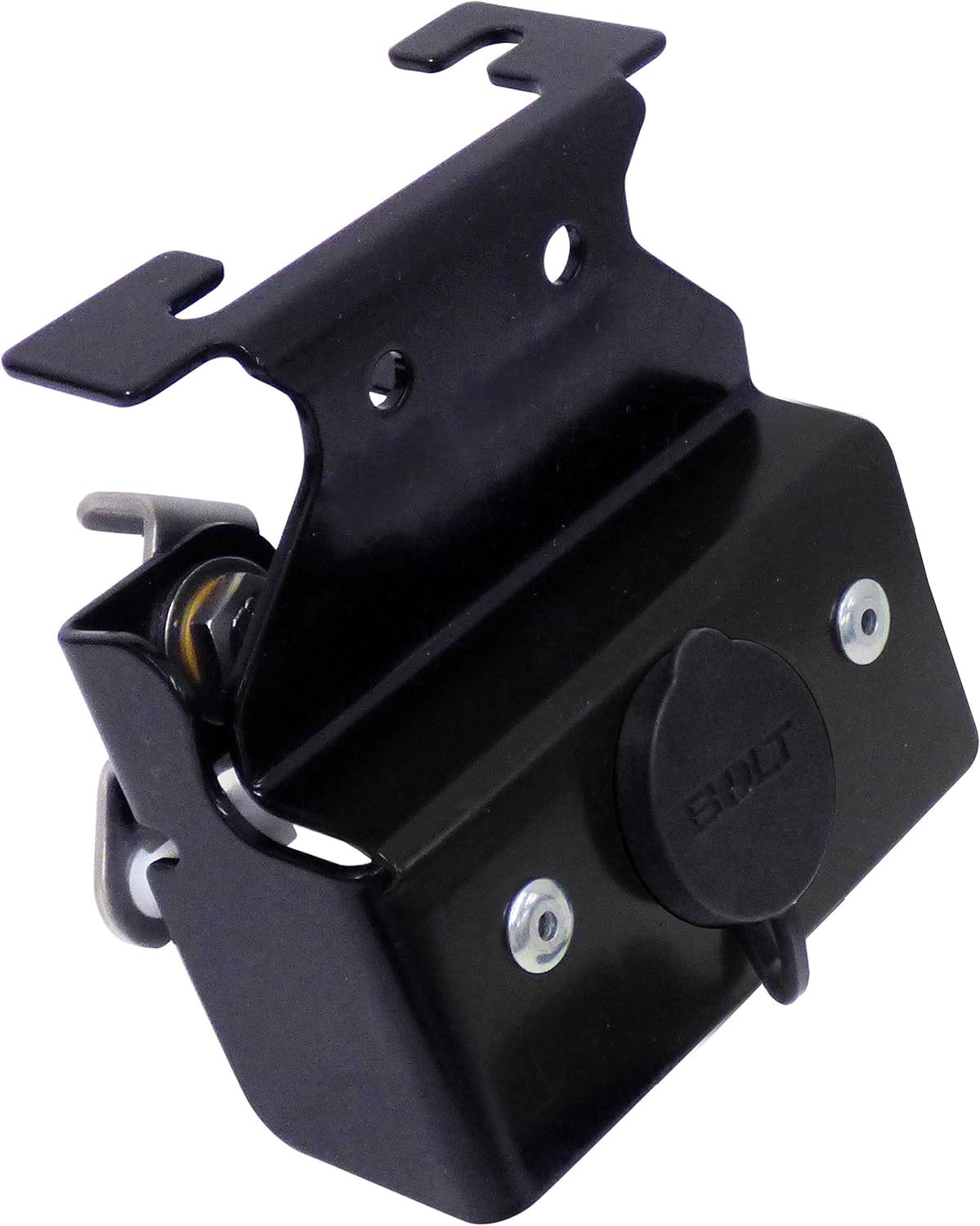 Bolt 7032303 Hood Lock Steel Black Powdercoated for 2018 & Newer Jeep Wrangler JL