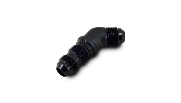 Vibrant Performance 10604 Bulkhead Adapter, 45 Degree Elbow; Size: -10AN