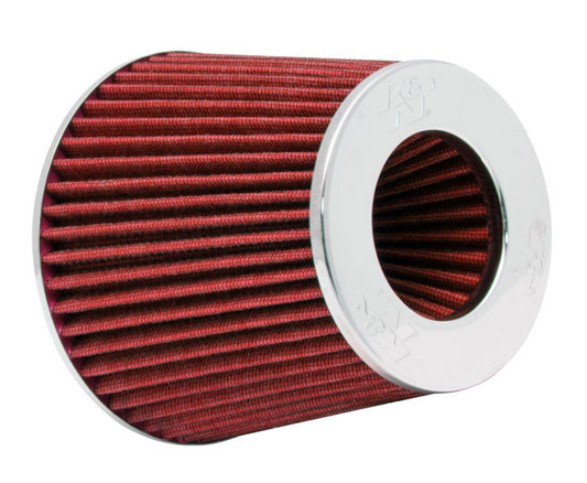 K&N 3" to 4" Round Tapered Universal Air Intake Cone Filter Chrome Truck/Car/SUV