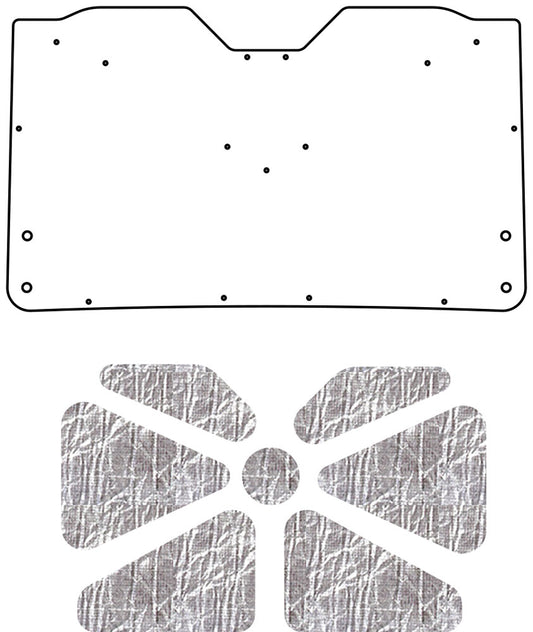 1964-1965 AMC Rambler American Sedan, Coupe Trunk Lid Liner & Insulation Kit by QuietRide